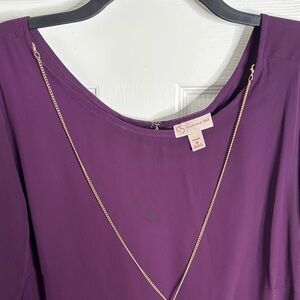 Purple Midi Dress by [Brand]